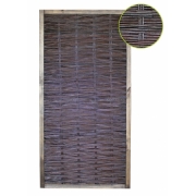 Płot wiklinowy SICILIA 150x90 cm IMPREGNOWANY PALISANDER